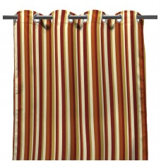 Jordan Manufacturing Grommet Indoor/Outdoor Curtain Panel - Capstan Nectar   